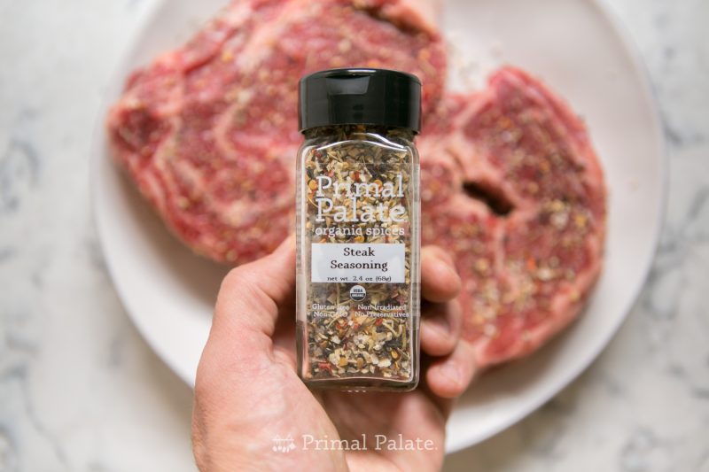 Grilled Delmonico Steak - Primal Palate Organic Steak Seasoning-2