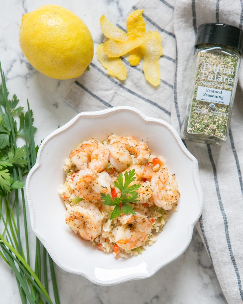 Paleo Shrimp with Dirty Cauliflower Rice-2-2