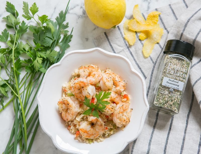 Paleo Shrimp with Dirty Cauliflower Rice-3-2