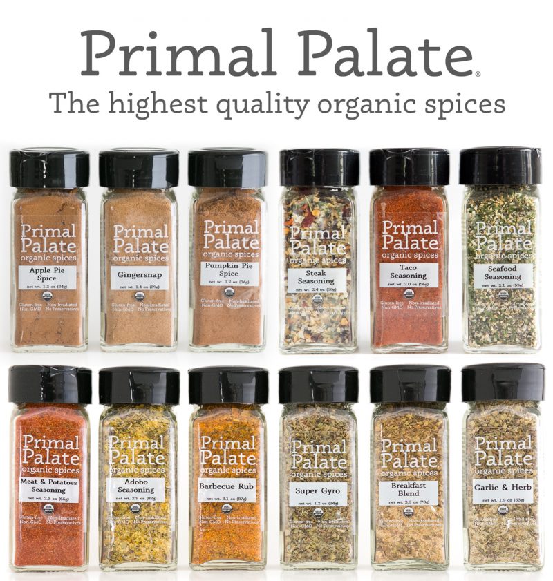 Paleo - Whole 30 - Keto - All Purpose Spices by Paleo Living Primal Blends Collection {4-Combo Pack Jars Seasonings Set} Can Be used for Cooking