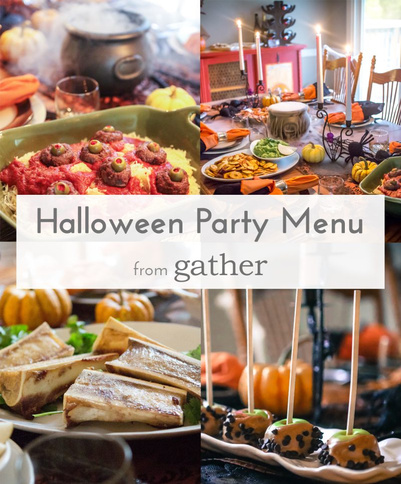 Gather Halloween Menu