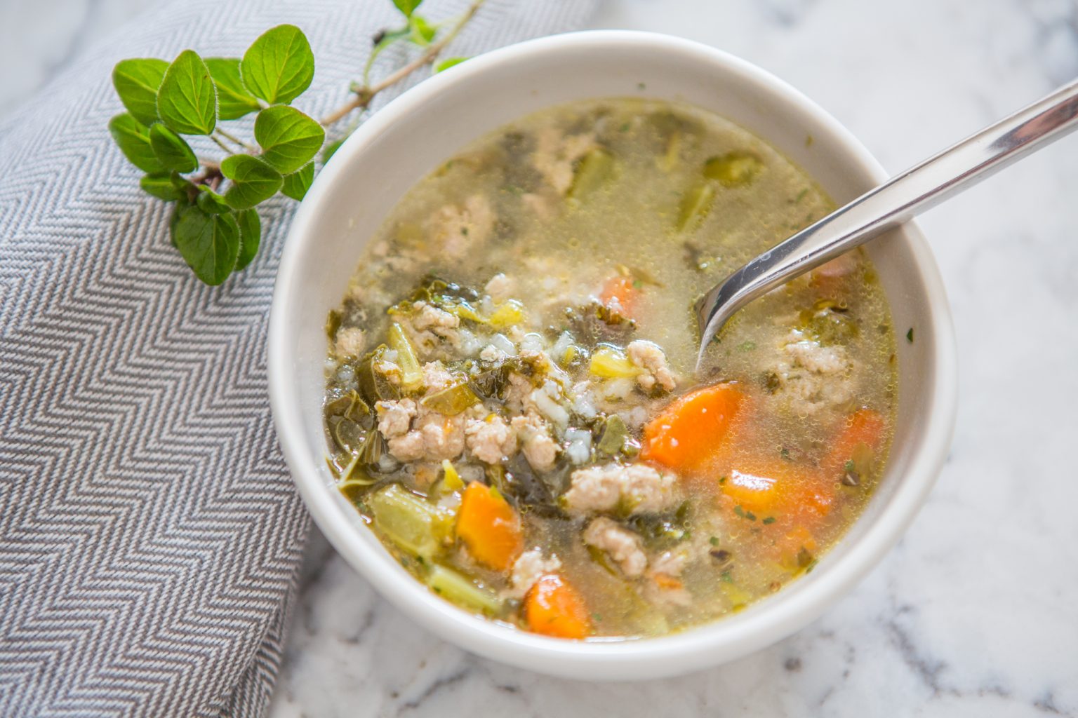 Turkey and Kale Soup Primal Palate Paleo Recipes