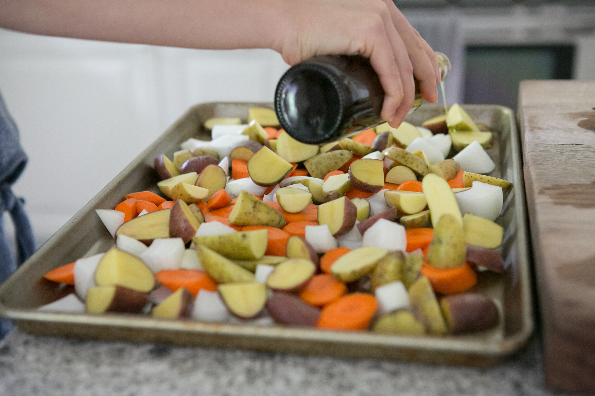Roasted Root Vegetables with Sausage Primal Palate Paleo Recipes