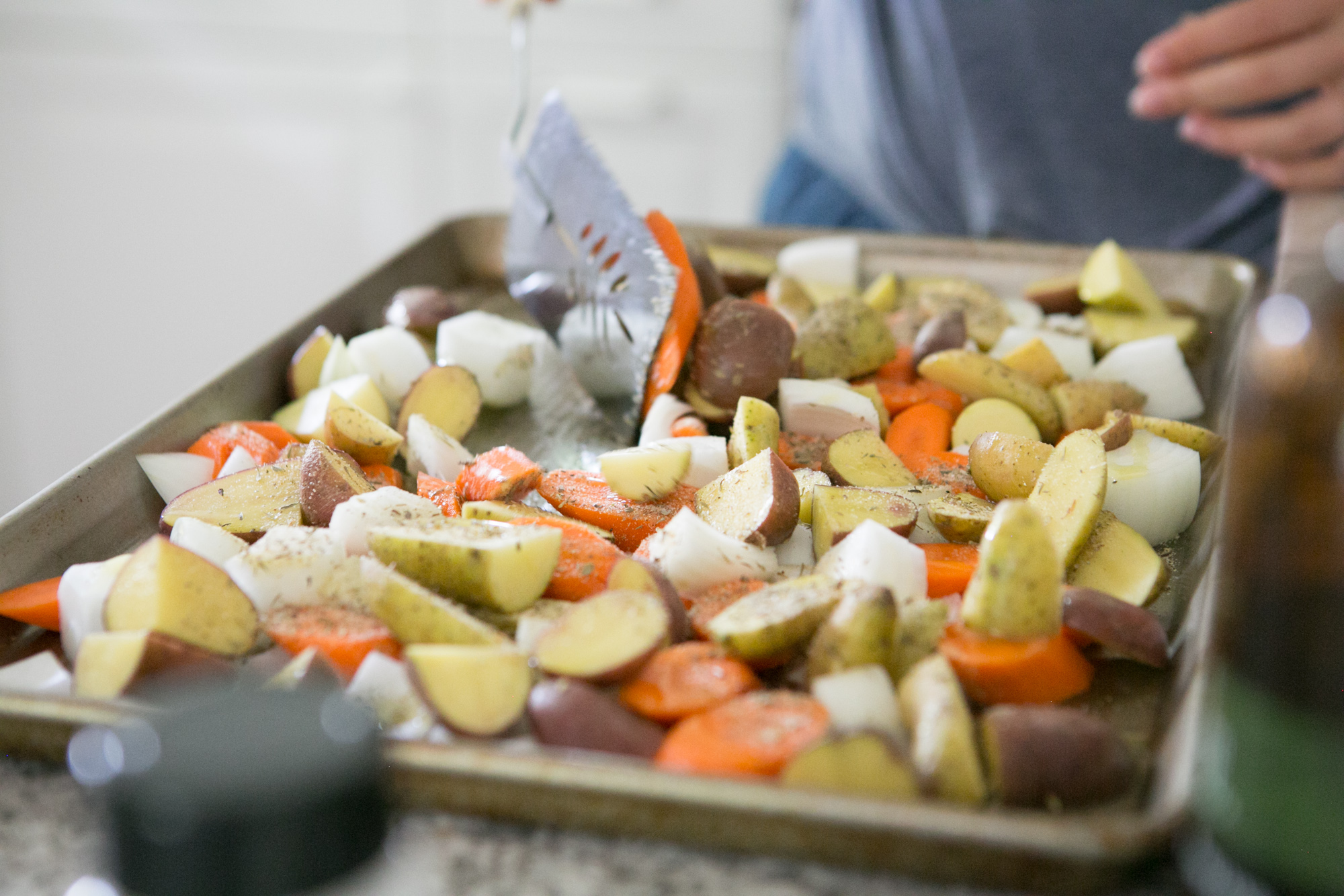 Roasted Root Vegetables with Sausage Primal Palate Paleo Recipes