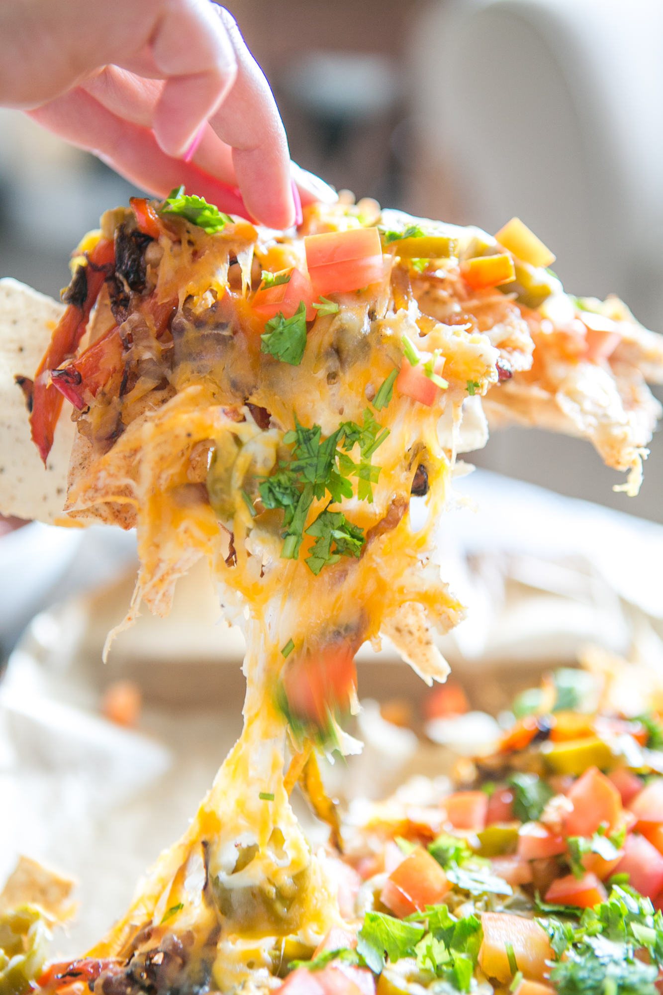 CHICKEN FAJITA NACHOS RECIPE