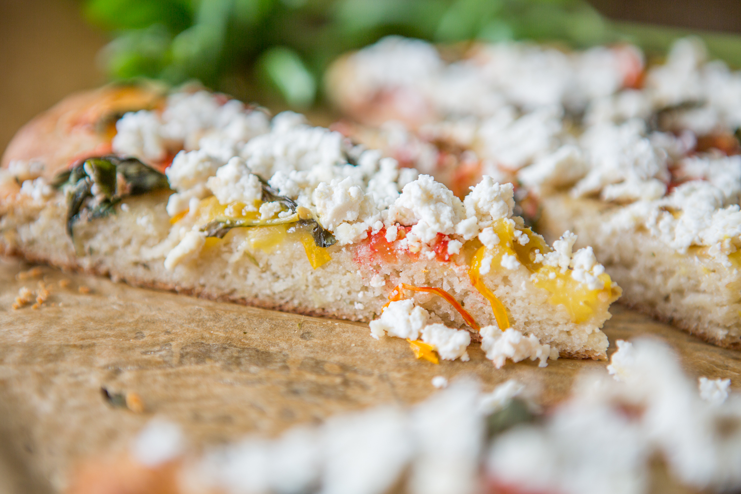 Tomato, Basil, and Ricotta Flatbread Primal Palate Paleo Recipes
