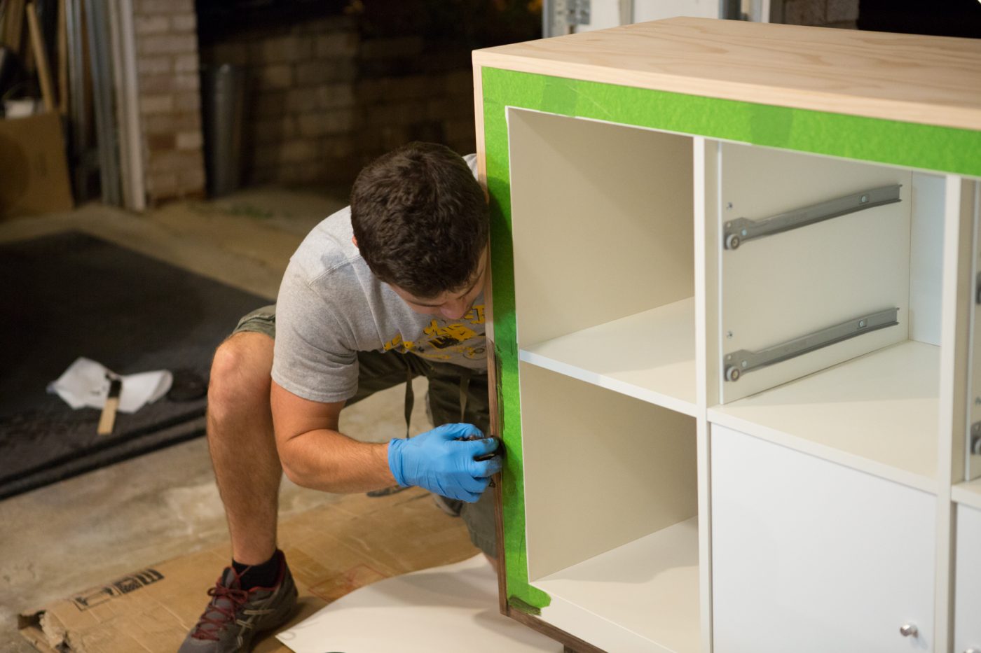 Ikea Hack Expedit TV Stand (nontoxic!) Primal Palate Paleo Recipes