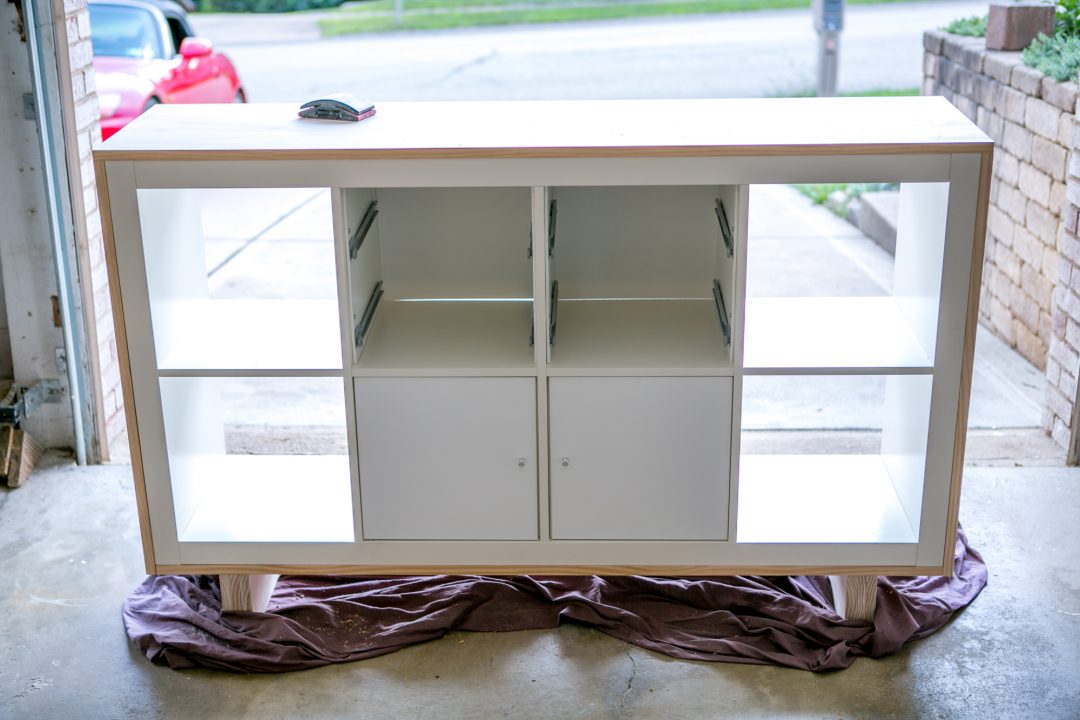 Ikea Hack Expedit TV Stand (nontoxic!) Primal Palate Paleo Recipes