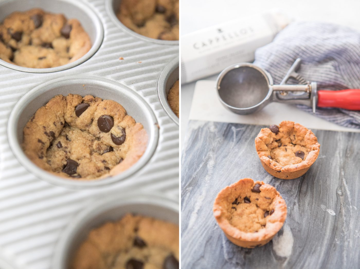 How to make Chocolate Chip Cookie Cups for Ice Cream Primal Palate