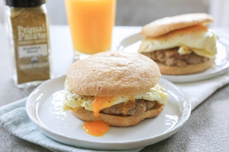 Sausage, Egg and Cheese Breakfast Sandwich 