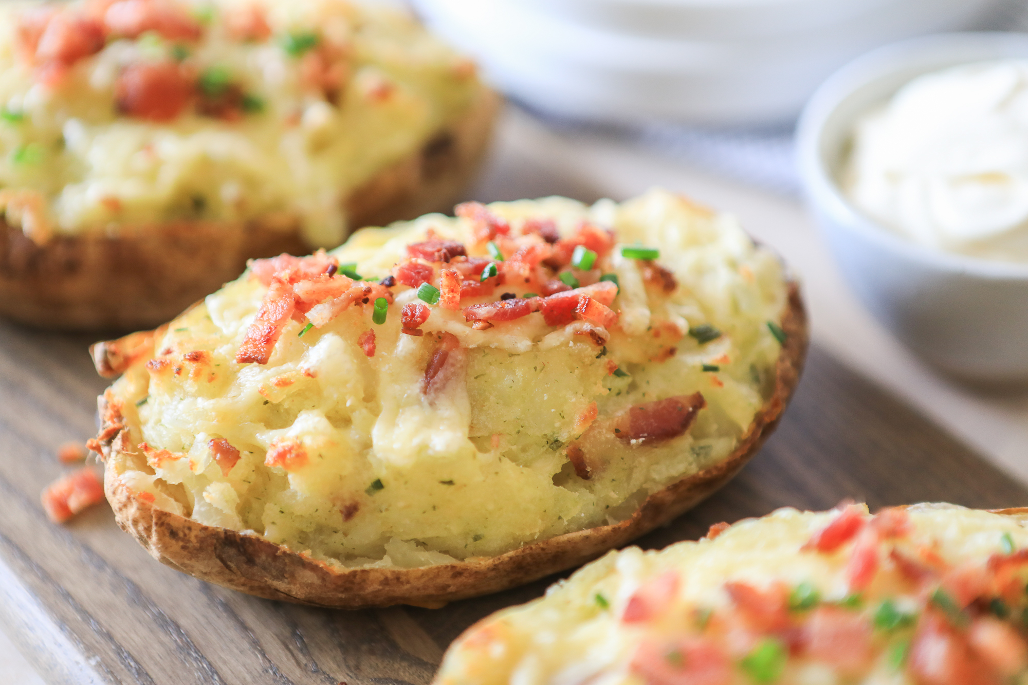 Easy French Onion Twice Baked Potatoes Super Bowl Recipe! Primal