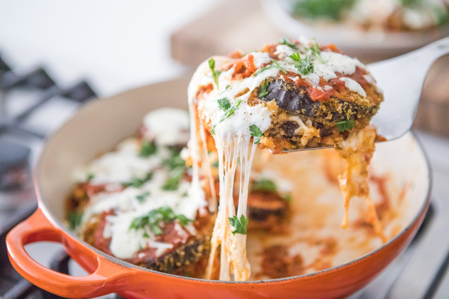 GrainFree Eggplant Parmesan Primal Palate Paleo Recipes