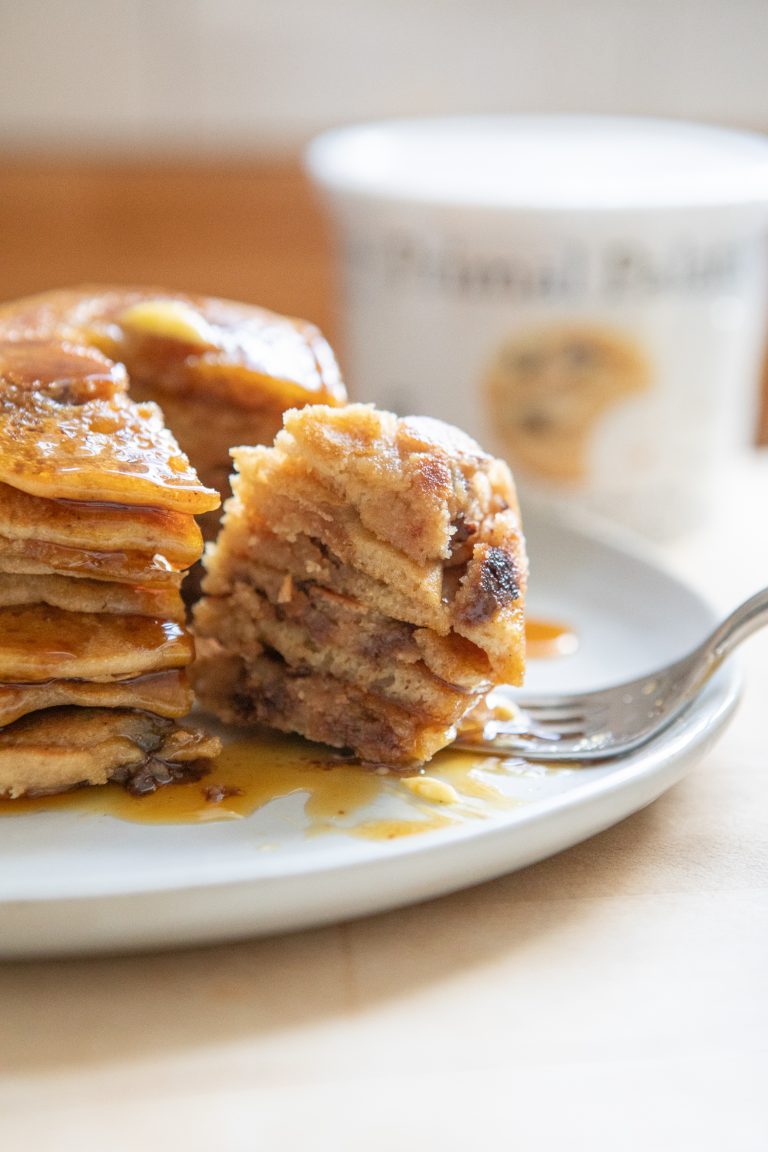 Chocolate Chip Cookie Dough Pancakes Primal Palate Paleo Recipes