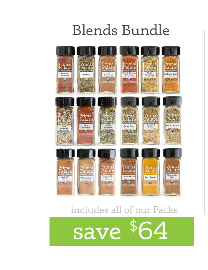 Essential Spices Bundle - SAVE $51 (34% discount) – Primal Palate